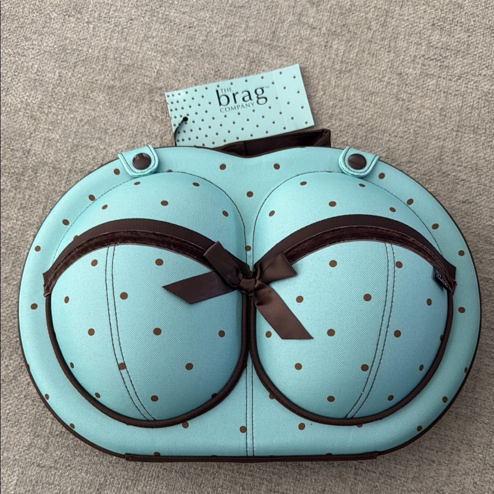 The Rug Company Blue Polka Dot Travel Bag